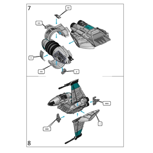 STAR WARS B-WING – DETAILED & PRINTABLE – WITH INSTRUCTIONS 3D Print 270706