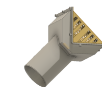 Rainwater roof Parapet Drain w Grade L Grating  trap - Thumbnail 6