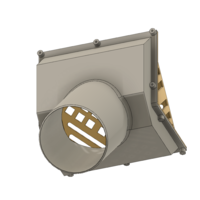Rainwater roof Parapet Drain w Grade L Grating  trap - Thumbnail 8