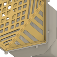 Rainwater roof Parapet Drain w Grade L Grating  trap - Thumbnail 10