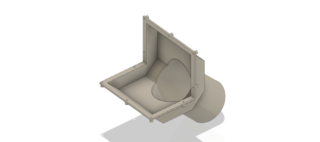 Rainwater roof Parapet Drain w Grade L Grating  trap 3D Print 270804