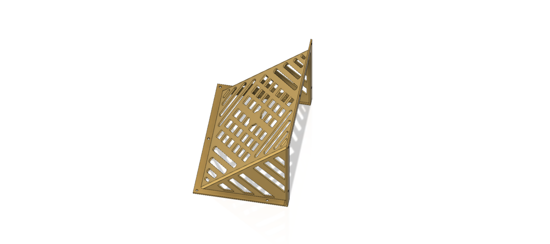 Rainwater roof Parapet Drain w Grade L Grating  trap 3D Print 270805