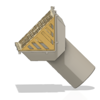Rainwater roof Parapet Drain w Grade L Grating  trap - Thumbnail 13
