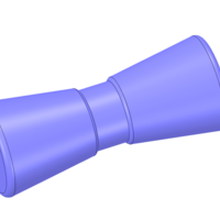 Small 8 Inch Boat Trailer Keel Roller 3.25 Inch Outside Diameter v01 3D Printing 270838