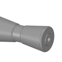 8 Inch Boat Trailer Keel Roller 3.25 Inch Outside Diameter v01 - Thumbnail 3