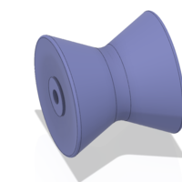 BOAT MARINE TRAILER 4 inch ROLLER STOP for 3d print and cnc  - Thumbnail 5