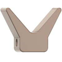 Bow stop yacht roller boat trailer 2 Inch for 3d print cnc  - Thumbnail 5