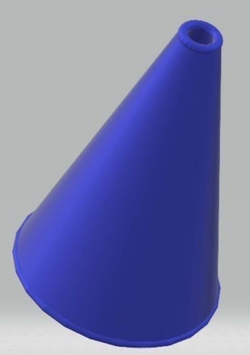 150mm tall horn