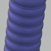 Small Ribbed Vase 3D Printing 270973