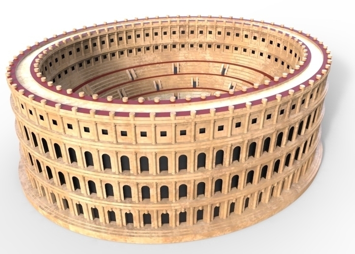 Amphitheatre of El Jem 238 AD (Tunisian Colosseum) - Restituion 3D Print 271062