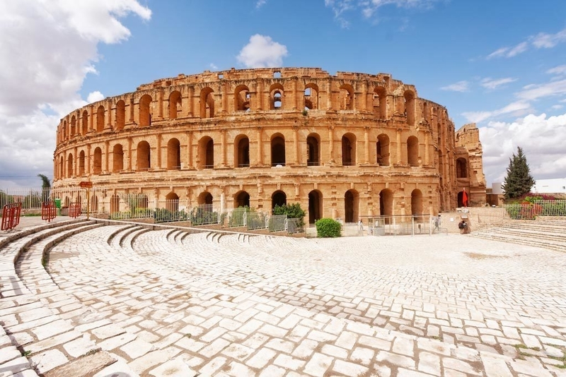 Amphitheatre of El Jem 238 AD (Tunisian Colosseum) - Restituion