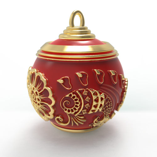 Christmas Ball - Deluxe Scarlet Romance 3D Print 271101