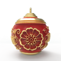 Small Christmas Ball - Deluxe Scarlet Romance 3D Printing 271102