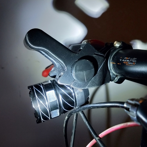 Bicycle light holder for Outdoor LED Bicycle Light Bike 3D Print 271123