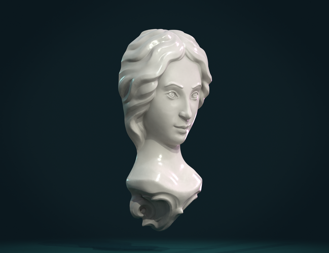 Female Face 3D Print 271158
