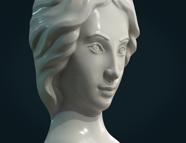 Female Face 3D Print 271163