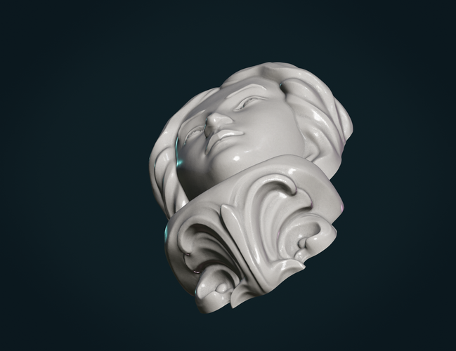 Female Face 3D Print 271166