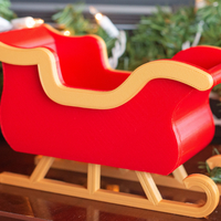 Christmas Sleigh Decor/Planter - Thumbnail 2