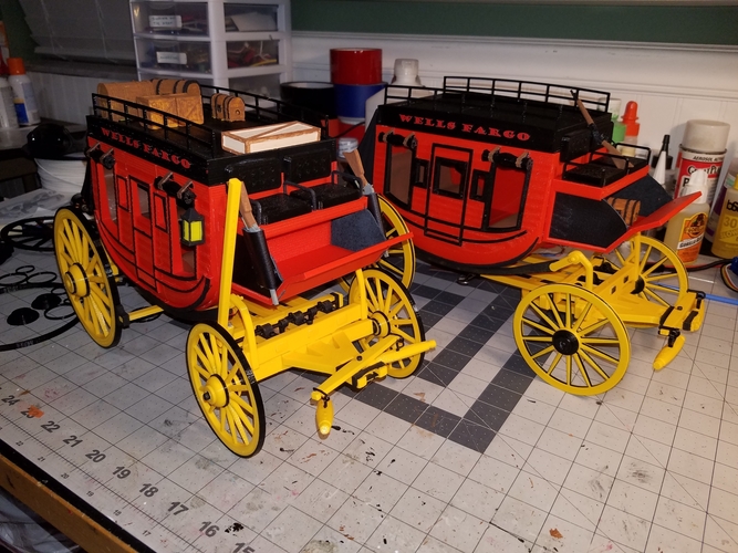 Wells Fargo Stagecoach 3D Print 271254