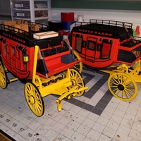Small Wells Fargo Stagecoach 3D Printing 271254