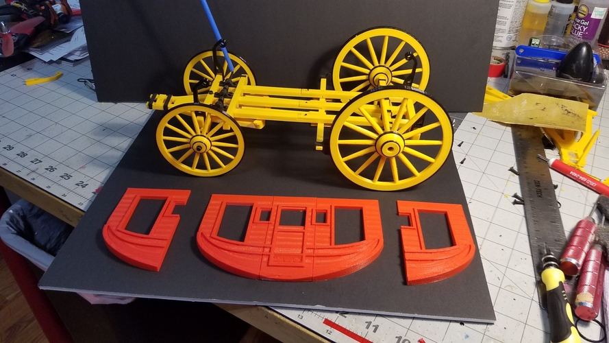 Wells Fargo Stagecoach 3D Print 271257