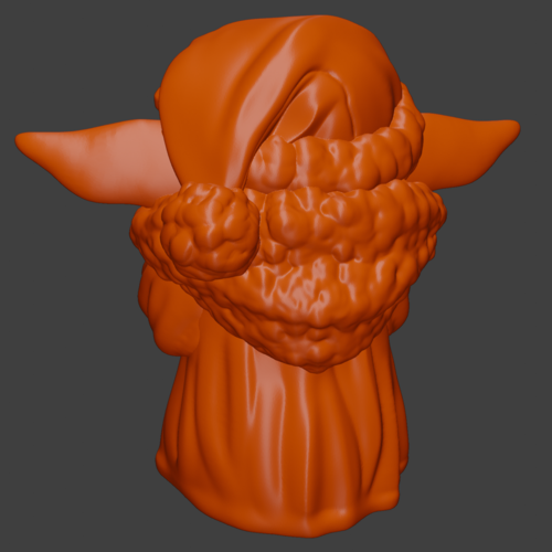 Baby Yoda Santa 3D Print 271260