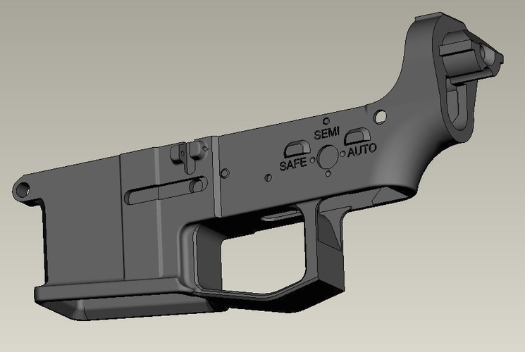 Ar 15 Lower 3d Print