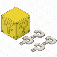 Small Mario Question Block 3D Printing 271326