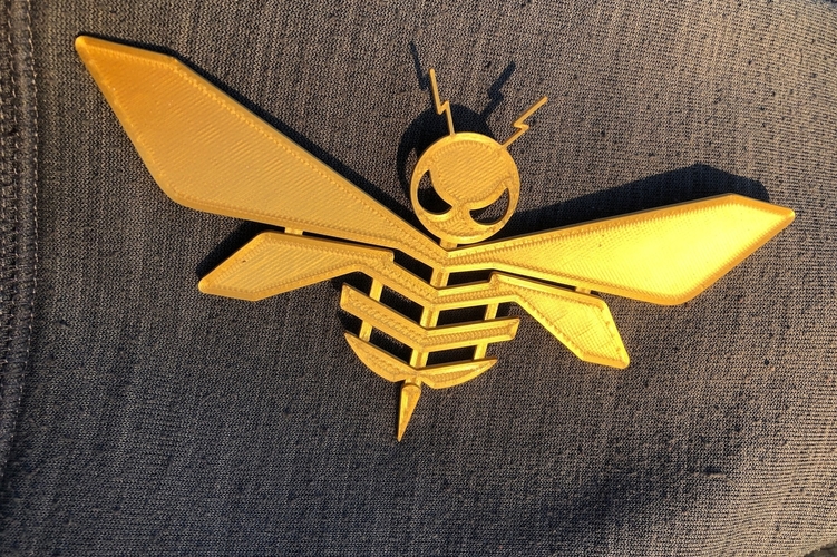 Bumblebee B127 Badge 3D Print 271336