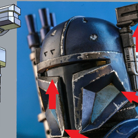 The Mandalorian Paz Vizsla Heavy infantry helmet UPDATED - Thumbnail 2