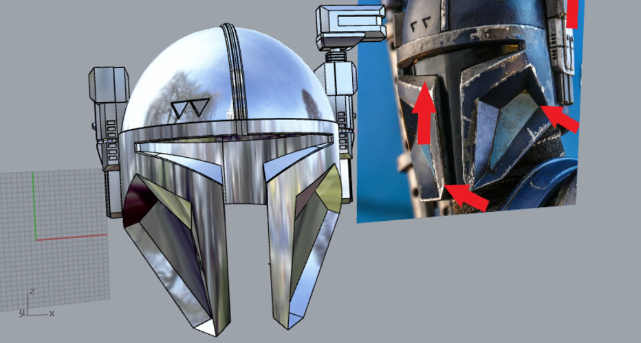 The Mandalorian Paz Vizsla Heavy infantry helmet UPDATED 3D Print 271339
