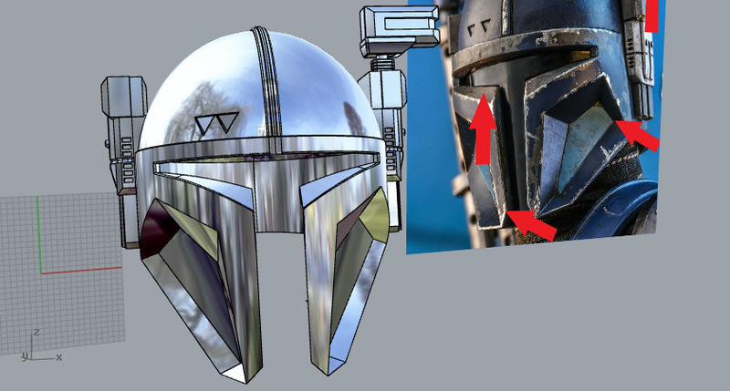 The Mandalorian Paz Vizsla Heavy infantry helmet UPDATED