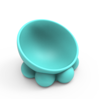 Cute Pet Food Bowl Easy to Print - Thumbnail 1
