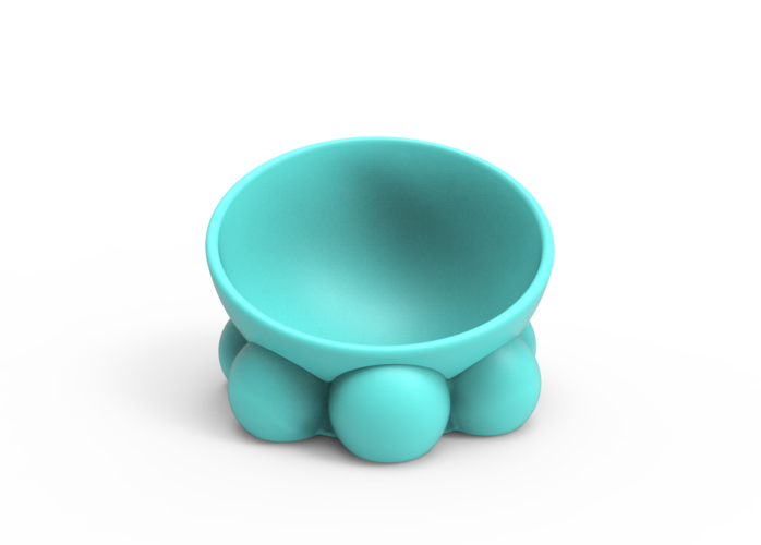 Cute Pet Food Bowl Easy to Print