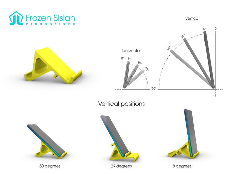 Universal multipurpose phone stand for desk