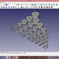 Small Common Metric Bearings Mockups 3D Printing 27148