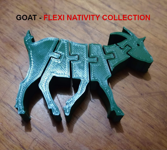 Flexi Goat - Nativity Collection - Cabra  3D Print 271484