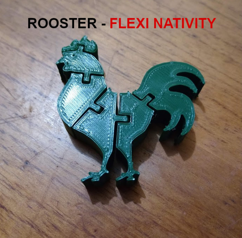 Flexi Rooster - Nativity Collection - Gallo