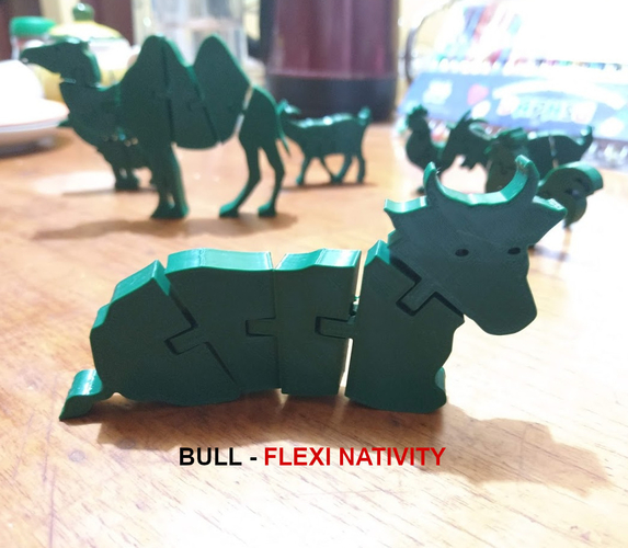 Bull resting - Nativity Collection - Toro sentado 3D Print 271493
