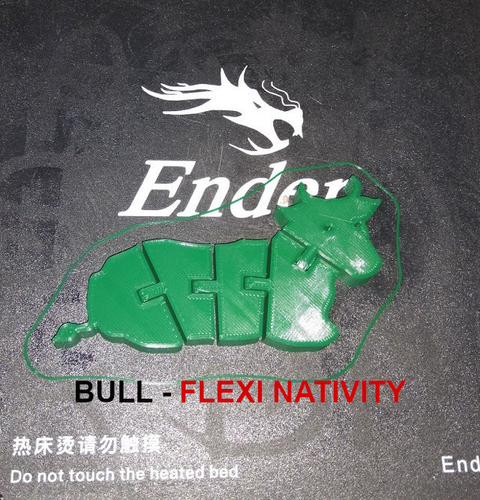 Bull resting - Nativity Collection - Toro sentado 3D Print 271494