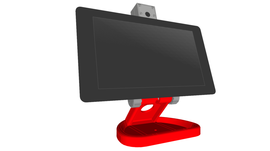 PiMac - Raspberry Pi 7 Inch Touch Screen Stand (with Camera) V2