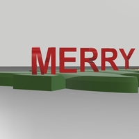 Merry Christmas Illusion Word Gift - Thumbnail 3