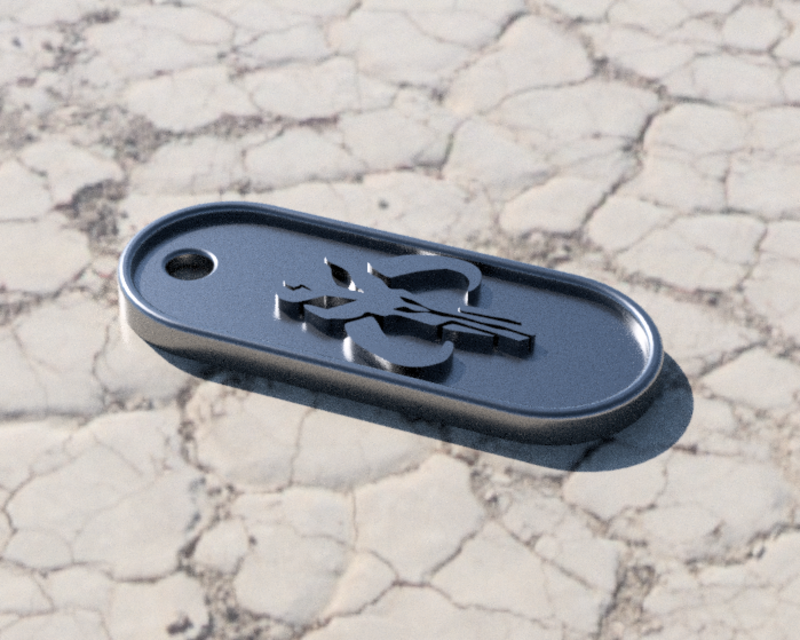 Mandalorian Keyring