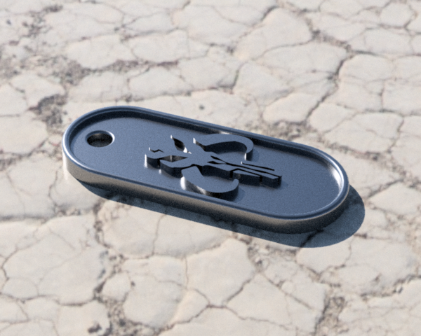 Mandalorian Keyring