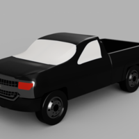 Small Chevrolet Silverado 3D Printing 271665