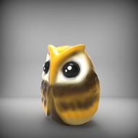 Small Decoration - Chibi Owl 3D Printing 271695