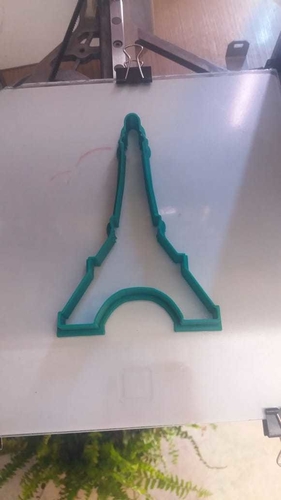 eiffel tower, torre eiffel cookies cutter 3D Print 271762