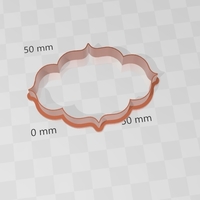 Marco Vintage, Cookies cutter, Vintage Frame - Thumbnail 1