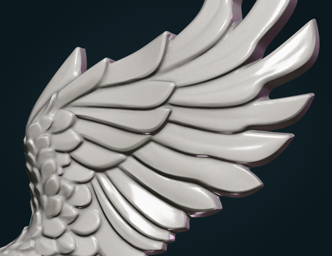 Wings Relief 3D Print 271780