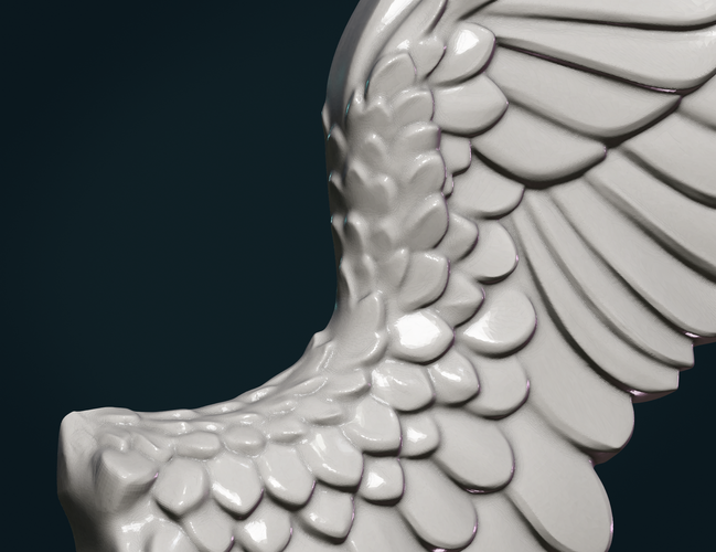 Wings Relief 3D Print 271781